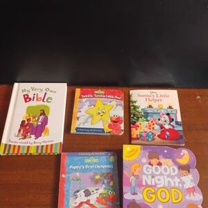 Childrens Storybook Bible/Christmas Book Lot